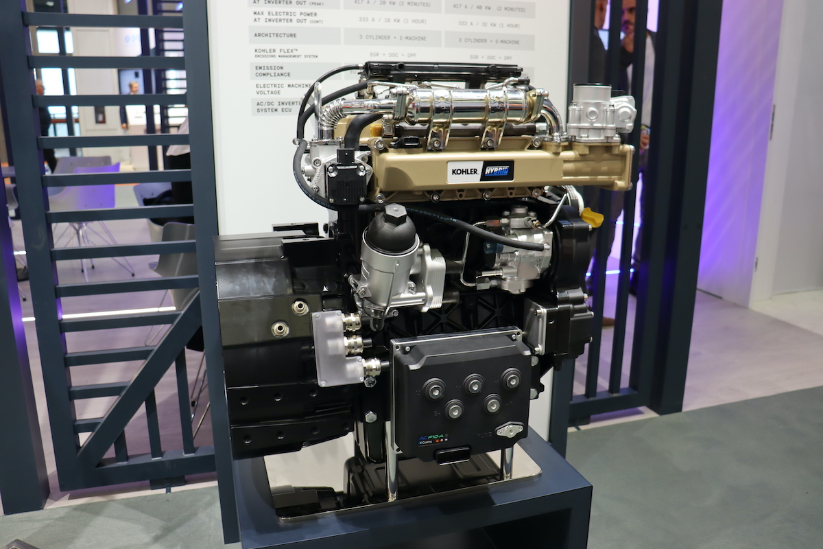 Motore K-HEM di Kohler con il nuovo Modulo ibrido elettrico in mostra ad Eima International 2022